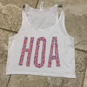Women’s crop tank size small